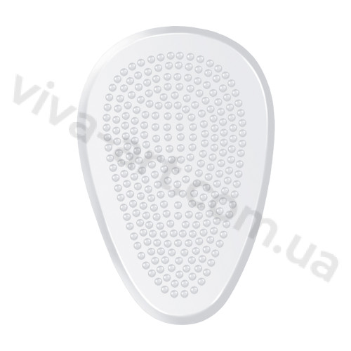 Напівустілки гелеві під п'яту на клейовій основі, універсальний розмір, пара.